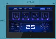 10.1-inch industrial control display screen